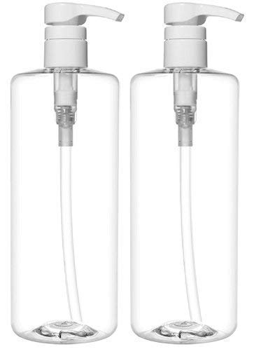 AIR O MATIC AIR O MATIC Liquid Soap and Shampoo Dispenser 500ml Each Transparent Pack of 2  - Image 1