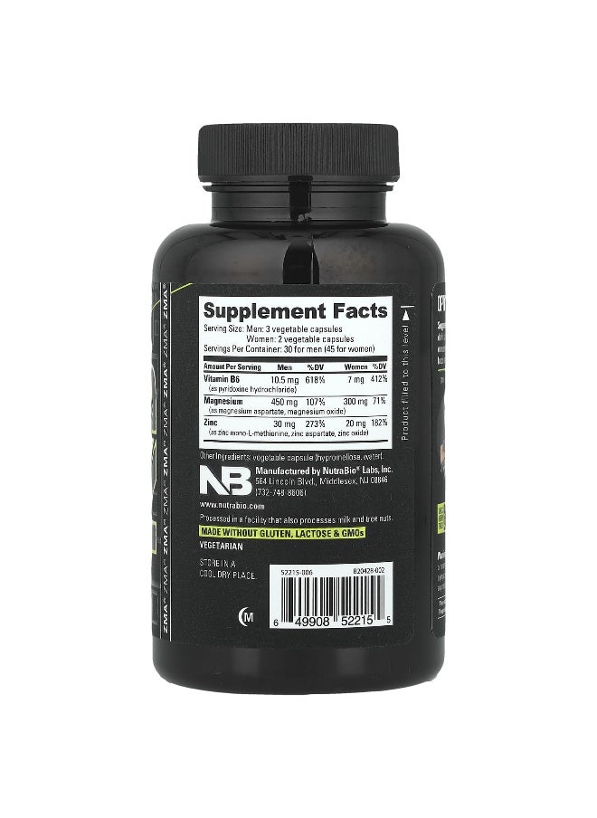 NutraBio NutraBio, ZMA®, 90 Capsules  - Image 2