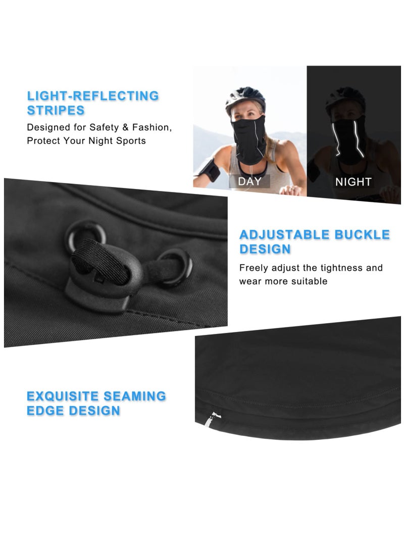 Excefore Balaclava Face Mask, Cold and UV Protection Neck Mask, Summer Sunscreen Neck Protection, Breathable, Sweat-Absorbing and Quick-Drying, Suitable for Cycling, Running, Fishing, Ear-Hook - Image 4