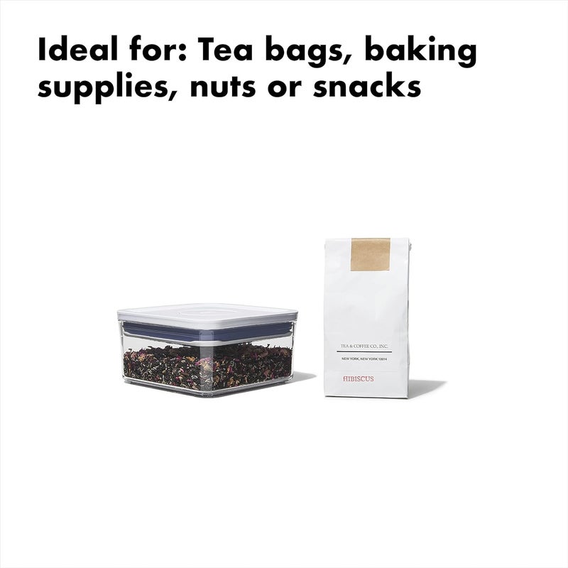 OXO NEW Good Grips POP Container - Airtight Food Storage 1.1 Qt - Square - Nuts 11233700UK - Image 2