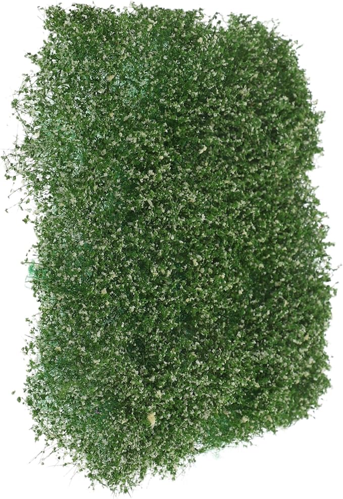 Multi Color Artificial Grass and Flower Clusters for Model Railway Scenery DIY Terrain Props - Image 1
