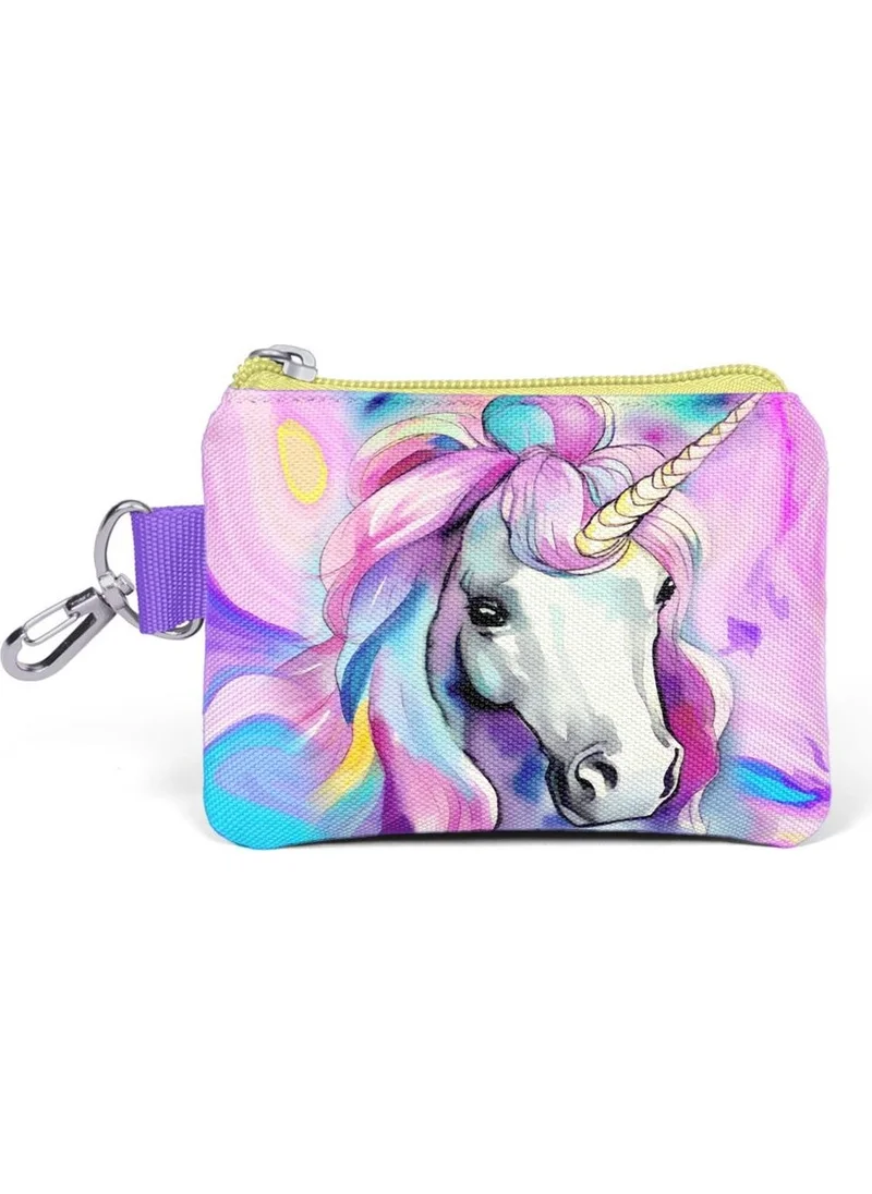 CORAL HIGH Color Unicorn Patterned Coin Purse 21903