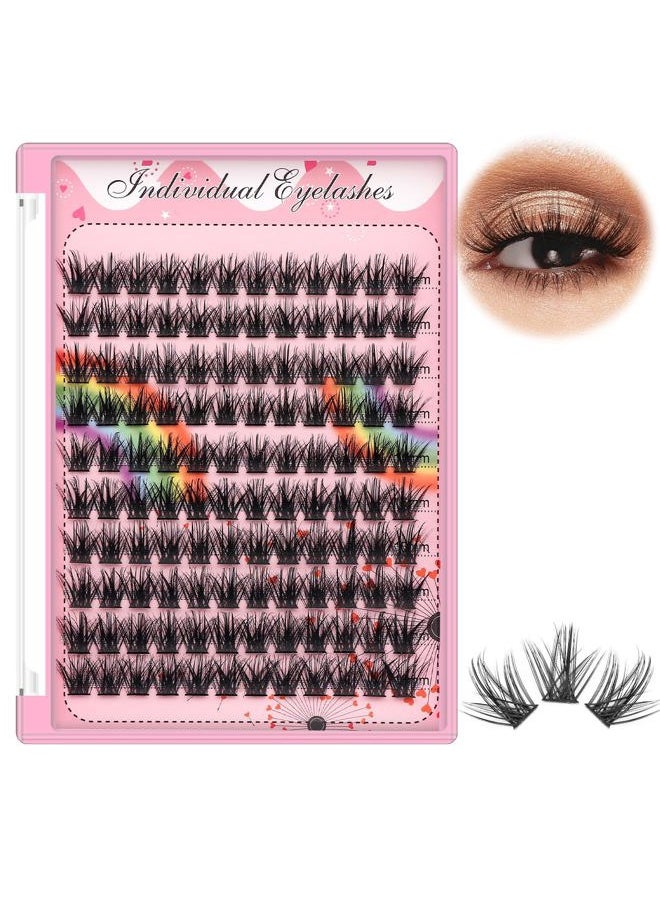Bodermincer Lashes Clusters 10+12mm/12+14mm/14+16mm/16+18mm/10-12-14-16mm/14-16-18mm Mixed and 8-20mm to Choose Lashes Extension Kit lash Clusters Lashes Wispy Eyelash Extension （14mm)  - Image 1