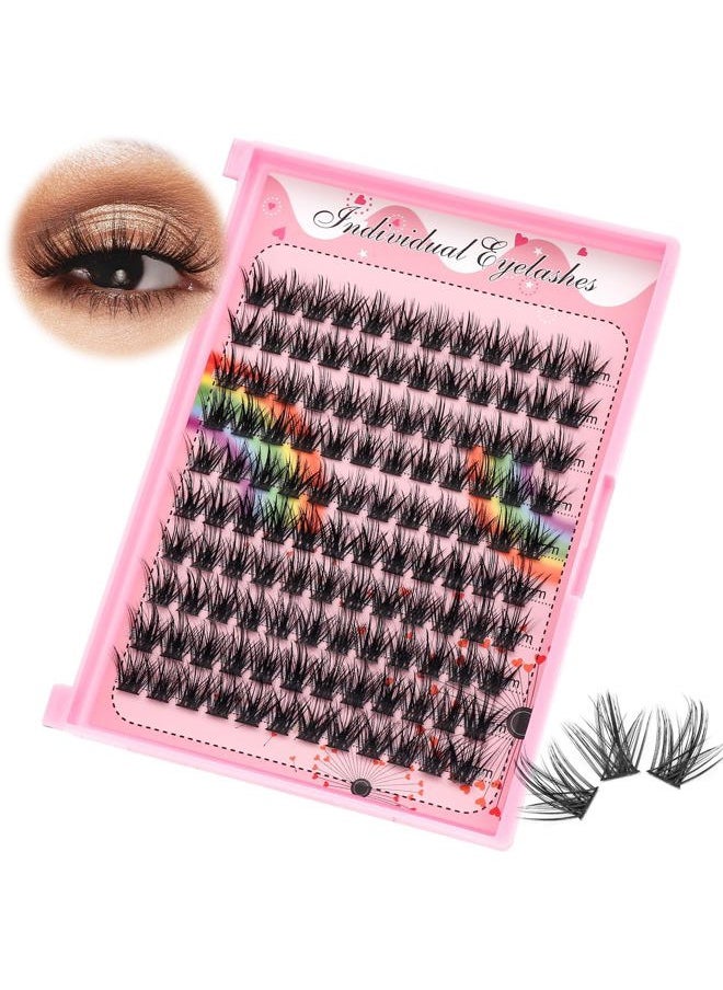 Bodermincer Lashes Clusters 10+12mm/12+14mm/14+16mm/16+18mm/10-12-14-16mm/14-16-18mm Mixed and 8-20mm to Choose Lashes Extension Kit lash Clusters Lashes Wispy Eyelash Extension （14mm)  - Image 2