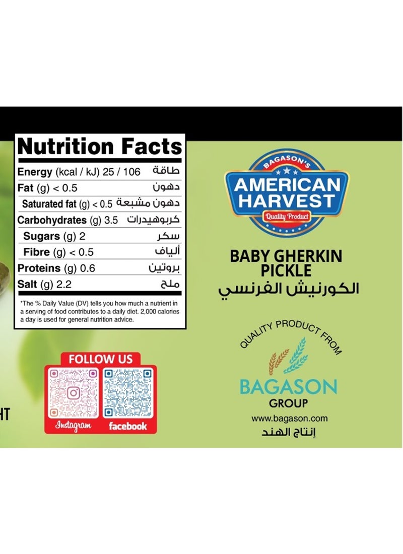 American Harvest Baby Gherkins Pickle - Image 2