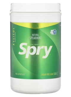 Xlear Spry Chewing Gum Natural Spearmint Sugar Free 550 Pieces 