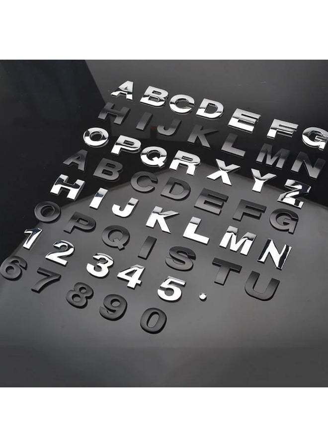 Generic 3D Metal DIY Styling Letters Word Alphabet Emblem Decals ...