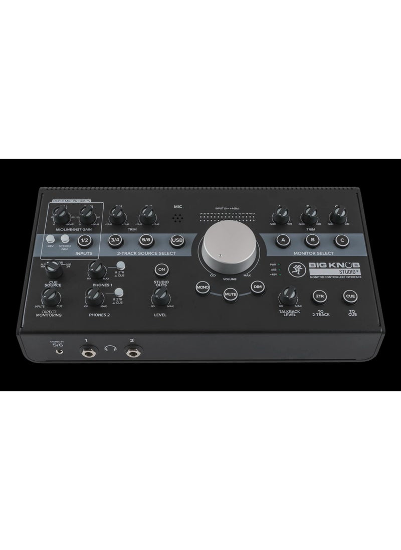 Mackie MACKIE Big Knob Studio+  4 x 3 Studio Monitor Controller & Interface | 192kHz USB I/O  - Image 1