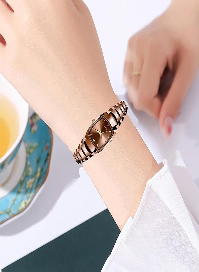 BESTKANG Watches for Women Ladies Stainless Dress Luxury Business Classic Fashion Analog Quartz Waterproof Watch (Gold) - Image 3
