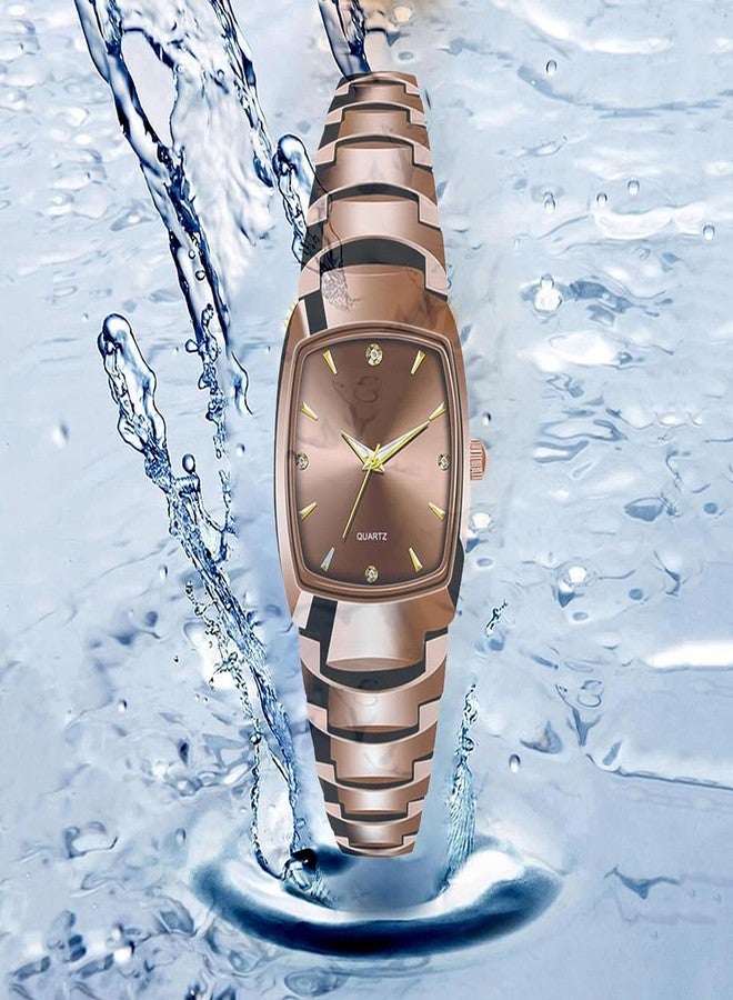 BESTKANG Watches for Women Ladies Stainless Dress Luxury Business Classic Fashion Analog Quartz Waterproof Watch (Gold) - Image 5