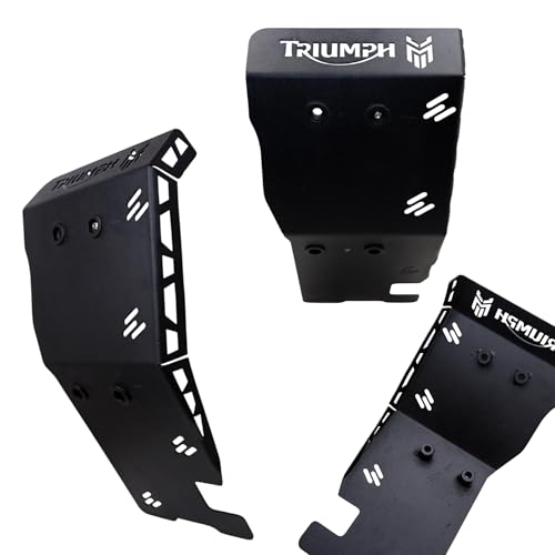 MILACHIN TriumphH ThruxtonN 400 Heavy Duty Engine Guard |Bash Plate | Engine Safety Guard, Motorcycle Sump Guard, Black Suitable for ThruxtonN 400. - Image 1