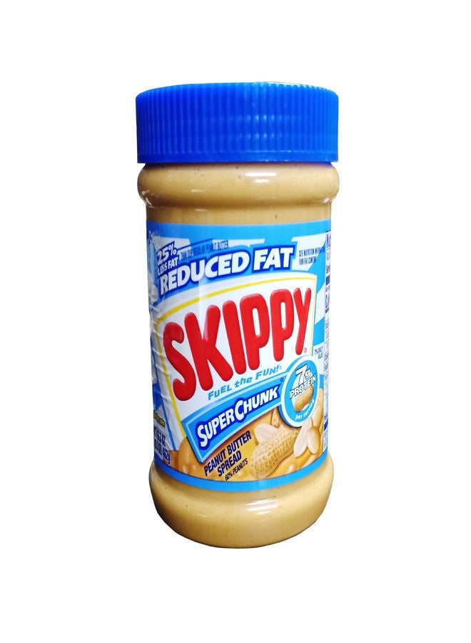Skippy Reduced Fat Super Chunk Peanut Butter Spread, 462g