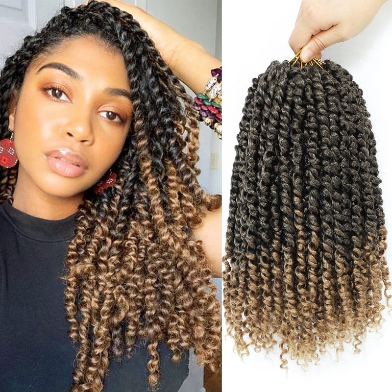 شعر باكستون تويست 12 إنش شعر باكستون تويست كروشيه 9 عبوات كروشيه للنساء السود  شعر كروشيه مسبق التواء T27