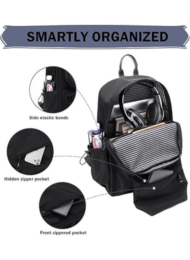 Travel Backpacks for Students and Travelers: Business Laptop Bag Fits up to 15.6", Men and Women Backpack with USB Charging Port, Waterproof, Large Capacity - Image 5