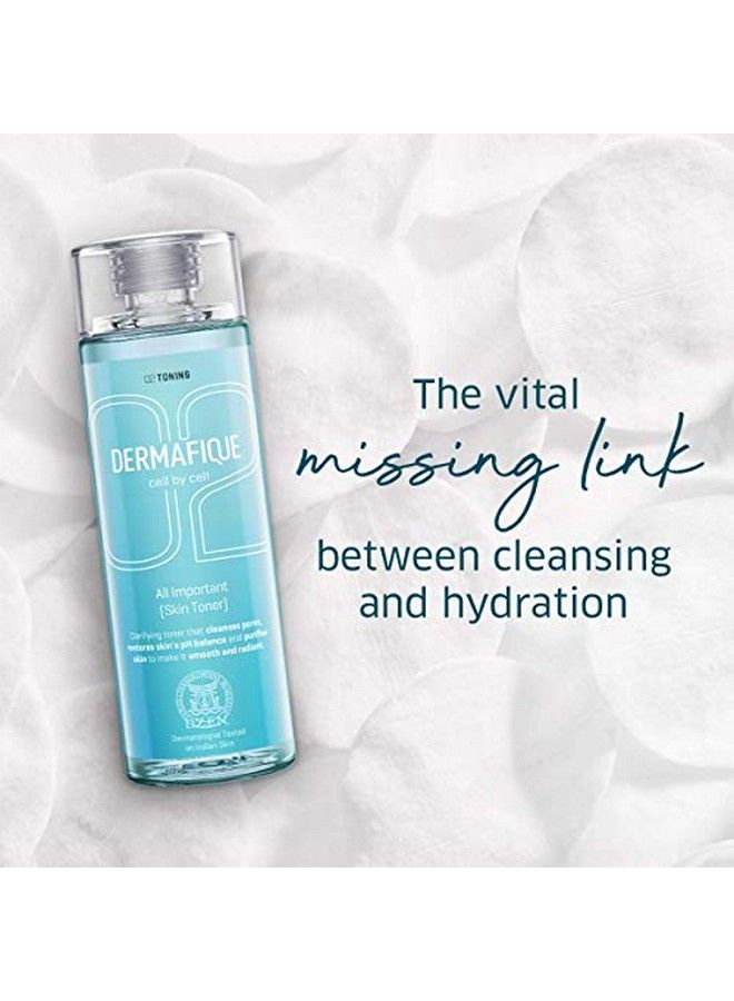 Dermafique All Important Skin Toner Aqua Marine 150Ml & Aqua Cloud Hydrating Crème For All Skin Types Dermatologist Tested Face And Body Cream - Image 4
