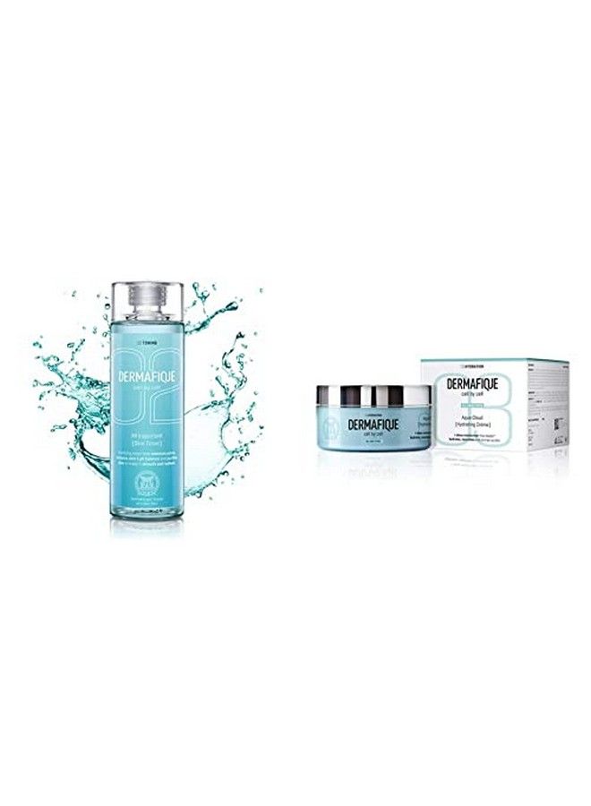 Dermafique All Important Skin Toner Aqua Marine 150Ml & Aqua Cloud Hydrating Crème For All Skin Types Dermatologist Tested Face And Body Cream - Image 1