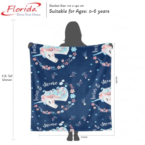 Florida All Season AC Baby Blanket Swaddler Wrapper Flannel Soft and Comfortable for 0-6 Years Babies with Adorable Prints and Designs - Image 5
