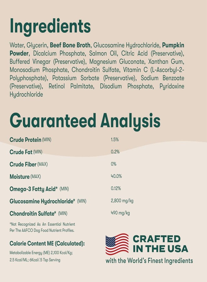 جينكس صلصة جينكس للكلاب - صلصة ممتازة لتحسين نكهة طعام الكلاب الجاف، مصنوعة من مرق عظام البقر - مكونات طبيعية بالكامل، بدون إضافات أو مواد مالئة - 12 أونصة - Image 3