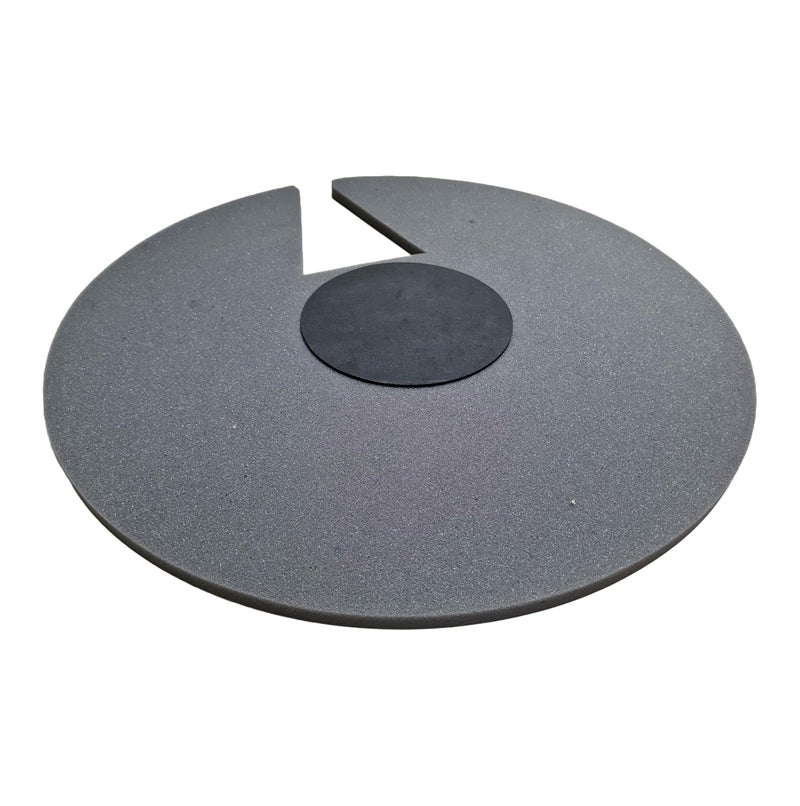 Softline Pro SP DMP12 Drum Mute Pads Set 12 Pieces With Cymbal Pad + Hi hats Set Pad, Foam Drum Silencer Pads, Fit 12”, 14”, 16", 22" (Drum Mute Pad Pack) - Image 4