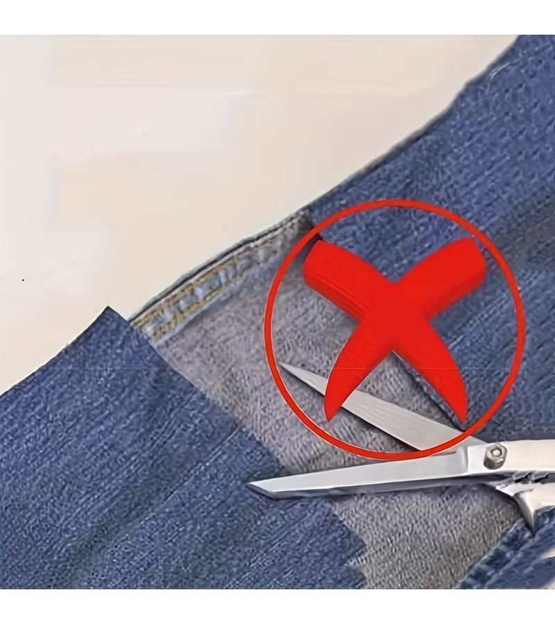 4 Rolls 196.85 Inch Self Adhesive No Sew Garment Edge Tape Invisible Fabric Repair Tape Removable Pants Masking Tape - Image 5