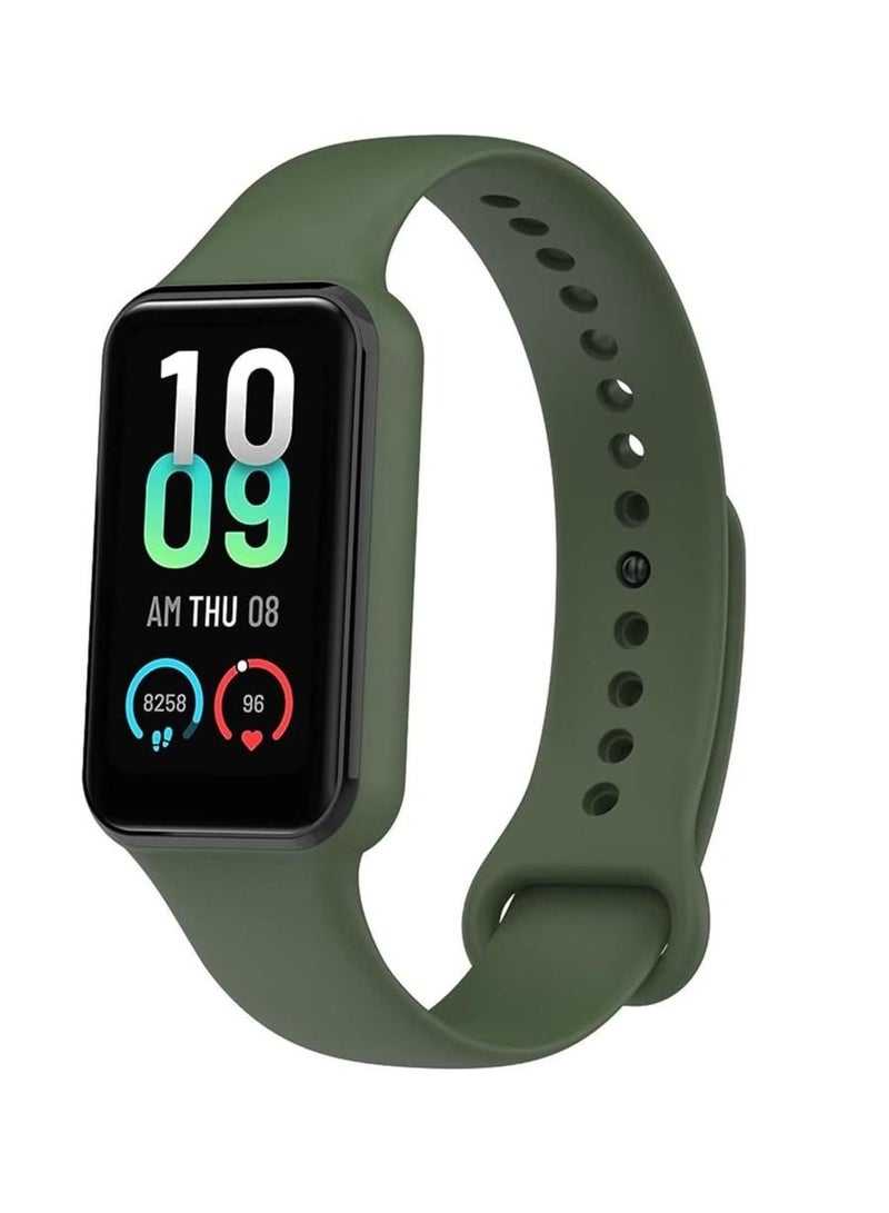 سوار رياضي متوافق مع جهاز تتبع اللياقة البدنية Amazfit Band 7 حزام بديل من السيليكون الناعم لسوار Amazfit Band7 - Image 1