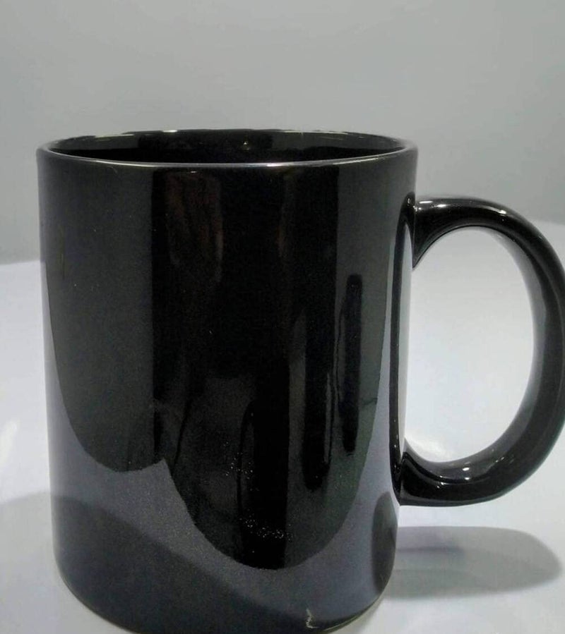 KITTENS Large 300 ml All Black Coffee Mugs Set of 2 - Image 4