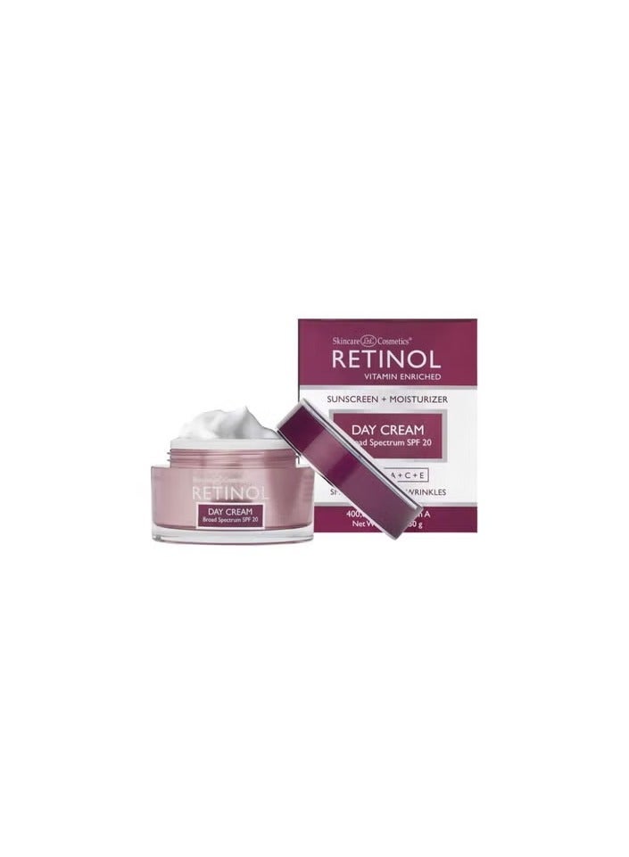 Retinol Set Anti-Wrinkle Serum 30ml and Skin Care Day Cream SPF 20 - Image 2