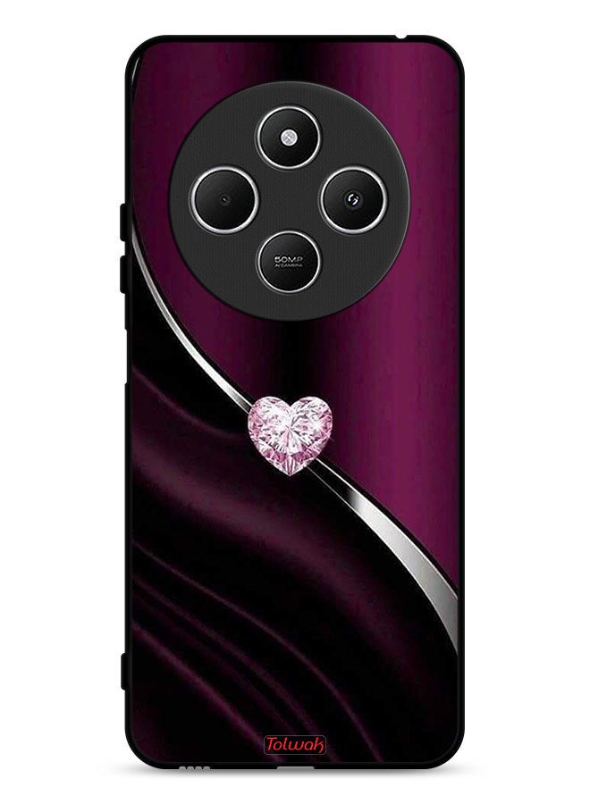Tolwak Xiaomi Redmi 14C 4G Protective Case Cover Diamond Heart - Image 1