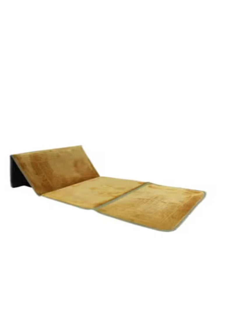 SUNDUS Cotton Foldable Mat Brown/Yellow 72x53cm