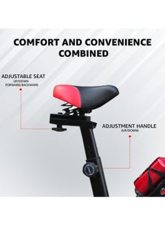 PowerMax Fitness BS-130 Home Use Group Bike/Spin, LCD Display, Friction Braking System, 8KG Flywheel weight, Max User Weight 130KG  - Image 4