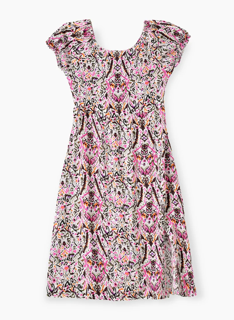 Jelliene Tween Twirls: Girls' Breezy Crepe Dress Summer Style & Endless Fun
