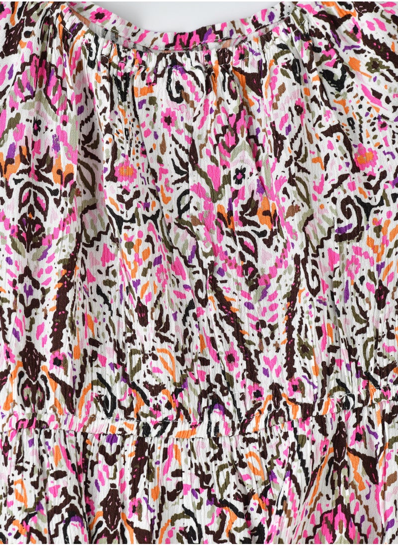 Jelliene Tween Twirls: Girls' Breezy Crepe Dress Summer Style & Endless Fun  - Image 3