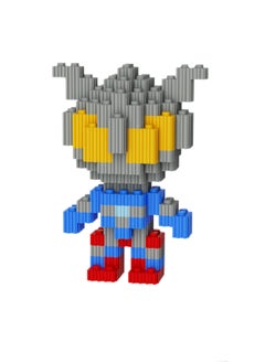 Micro Small Particles Puzzle Building Blocks Gift Children's Educational Toy Puzzle (Ultraman Zero)