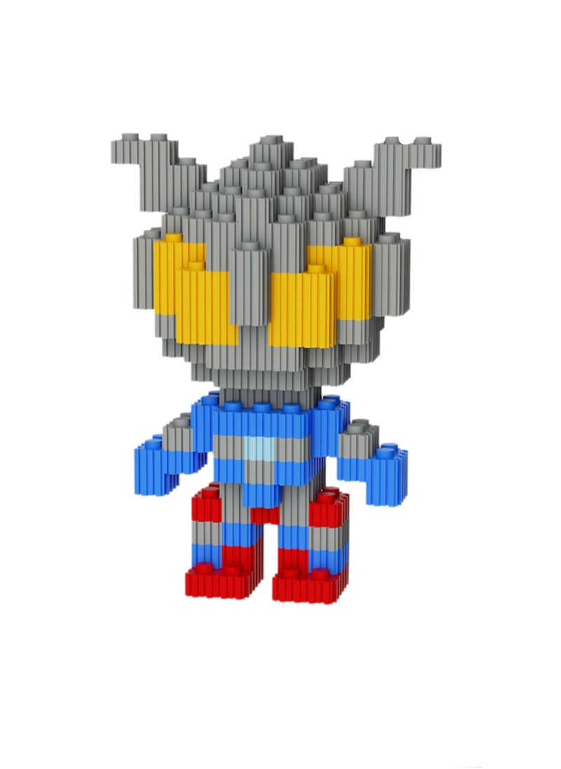 Generic - Micro Small Particles Puzzle Building Blocks Gift Children's Educational Toy Puzzle (Ultraman Zero) - Image 1