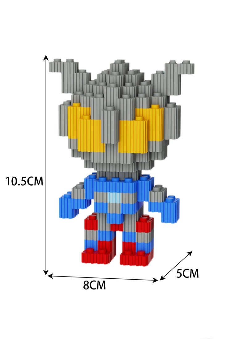 Generic - Micro Small Particles Puzzle Building Blocks Gift Children's Educational Toy Puzzle (Ultraman Zero) - Image 1