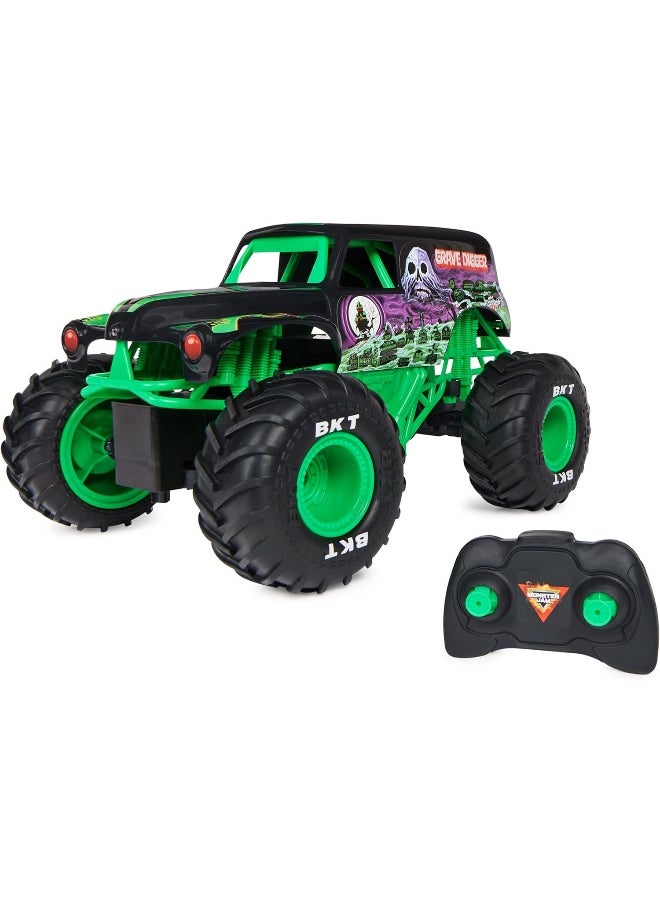 Monster Jam Monster Jam Grave Digger Remote Control Monster Truck (1:15)  - Image 2