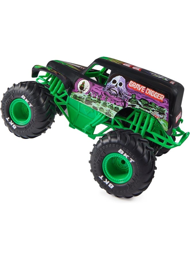 Monster Jam Monster Jam Grave Digger Remote Control Monster Truck (1:15)  - Image 3