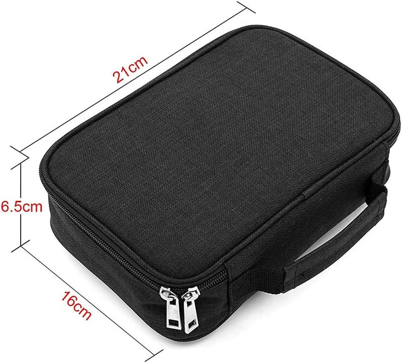 KASTWAVE Pencil Case Large Capacity,72 Packs Multifunction Pencil Bag Big Capacity Pen Pouch Holder Stationery Organizer Box School Office Supplies for Boys Girls（Black), Black, Casual - Image 2