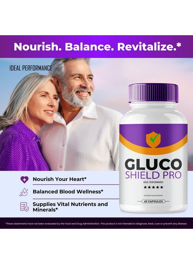 IDEAL PERFORMANCE Gluco Shield Pro Advanced Blood Formula Capsules, Official GlucoShield Pro Supplement Pills, Premium Formula for Healthy Circulation & Stable Levels, All Natural GlucoShieldPro Reviews (2 Pack) - Image 5