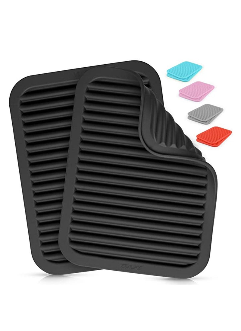 Y&D Silicone Trivets for Hot Pots and Pans, Easy to Clean, Multi-Purpose & Versatile Trivet Mat, Heat Resistant Trivet, Pads Opening Tight Jars, Other Kitchen Utensils!  - Image 1