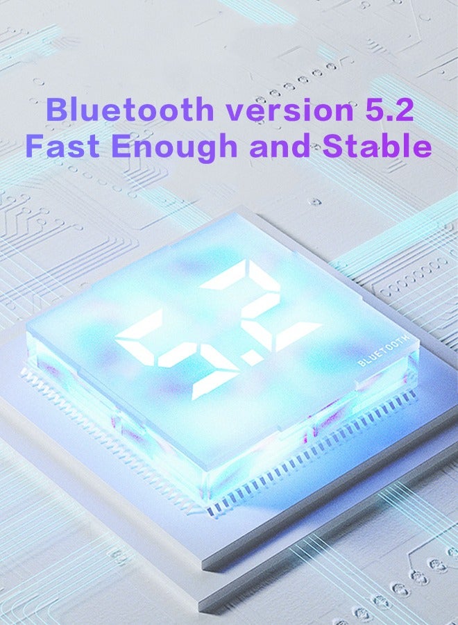 Sanrio Wireless Bluetooth Headphones, Call Noise Canceling Headphones with Mic (Blue) - Image 3