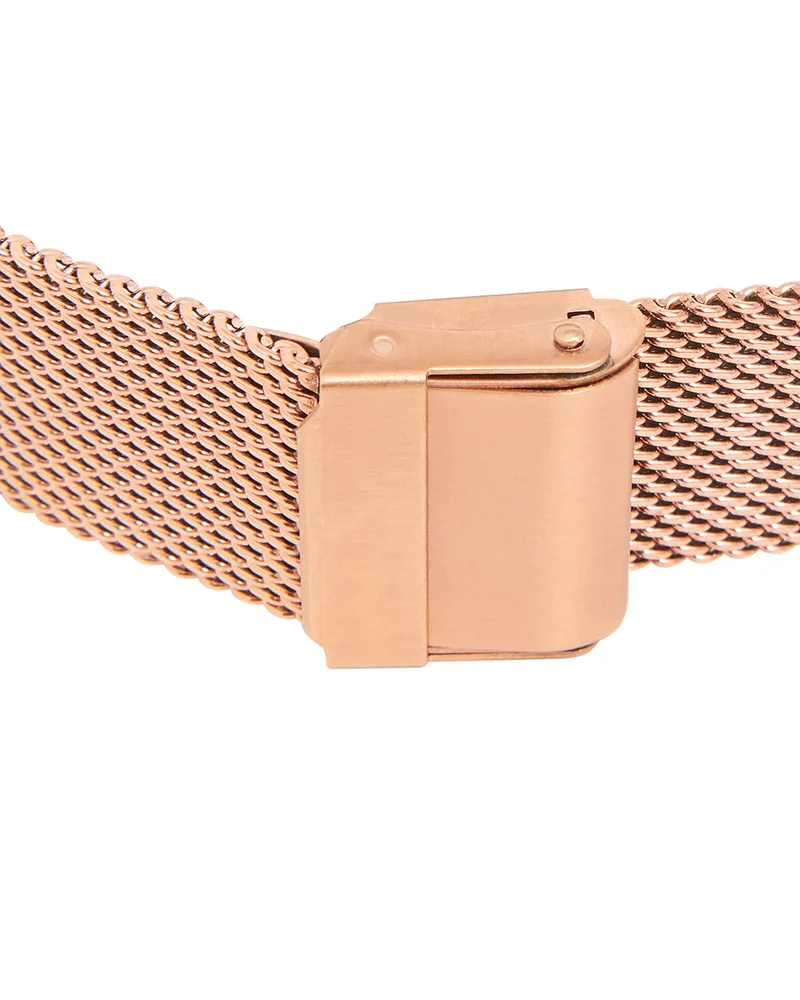 Chumbak  Teal by Chumbak Chevron Watch,Stainless Steel Mesh Strap for Women | Best Price UAE
