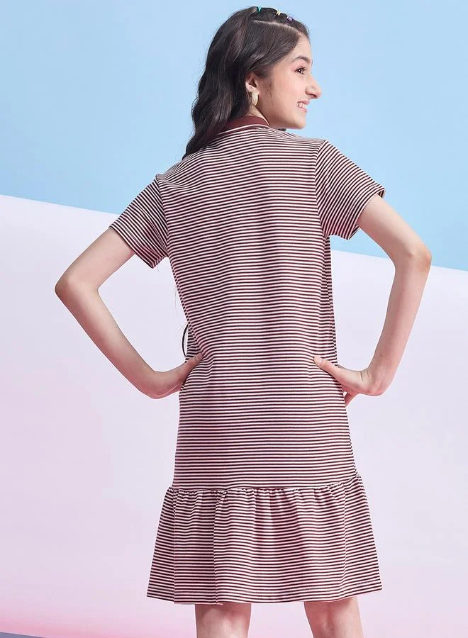 Stylo Bug Striped Polo Dress