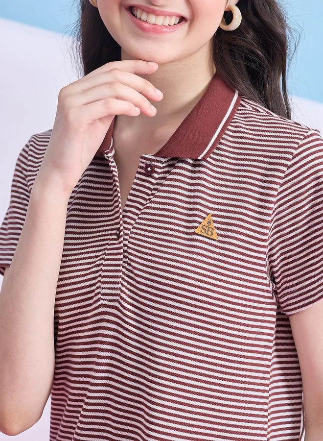 Stylo Bug Striped Polo Dress