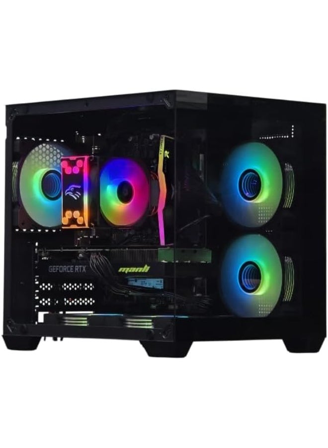 BLUMENIT Voltix-5SQ Mini (i5-14400F/B760/RTX 3050 6GB/16GB D5/1TB NVMe/ Win 11 Pro) black - Image 1