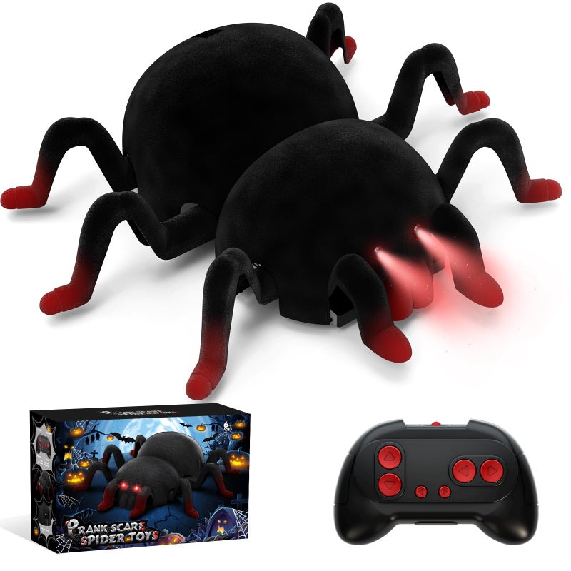 VRG Remote Control Tarantula Indoor Wall Toys, Rechargeable Wall Climbing Spider, Kids Toys for Boys & Girls Ages 3 & Up - Image 1