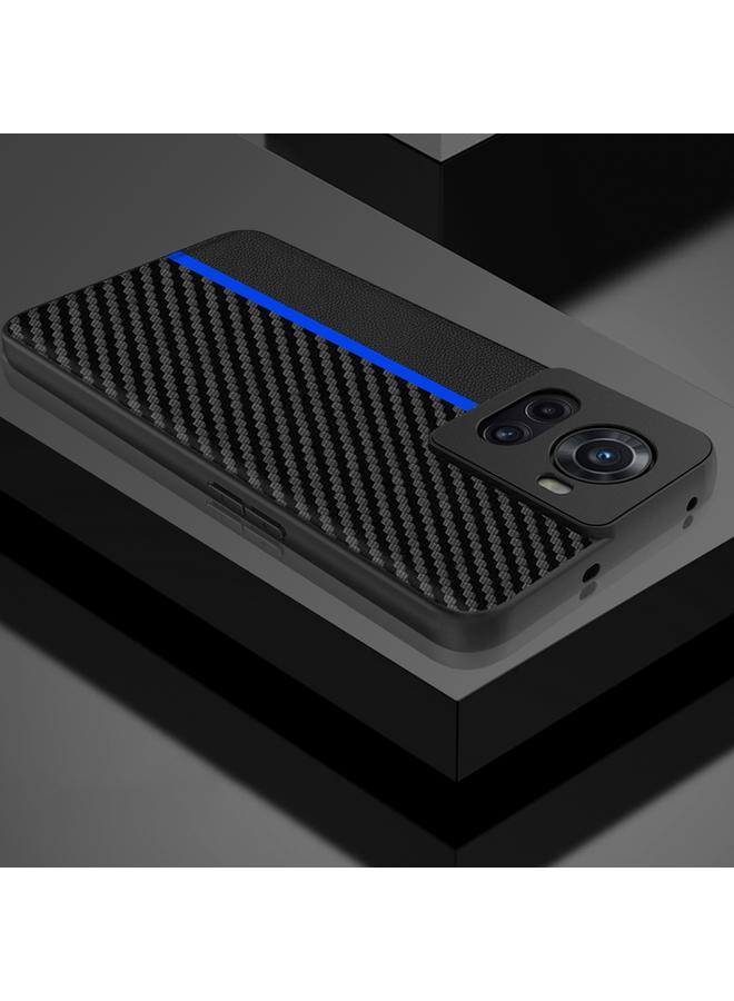 S-TOP Case For OnePlus 10R / Ace Ultra-thin Carbon Fiber Texture Splicing Phone Case - Image 2
