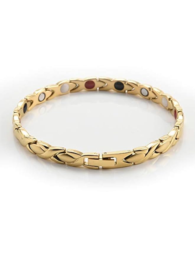 erorex Magnetic Ankle Bracelet – Ultra Strength Magnetic Anklets With 34 Magnets Adjustable With Free Link Removal Tool Titanium Magnetic Ankle Bracelets Energy Of Titanium Steel For Women And Men - Image 1