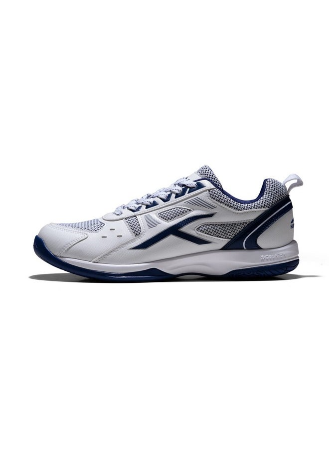 HUNDRED Raze Non-Marking Cushion Badminton Shoe (White::Navy, 2Uk, Unisex-Child) - pzsku/Z3FAAB7C039454F81956DZ/45/_/1740982951/aa78df2e-250f-4cdd-ba4d-1fa5075e4d11