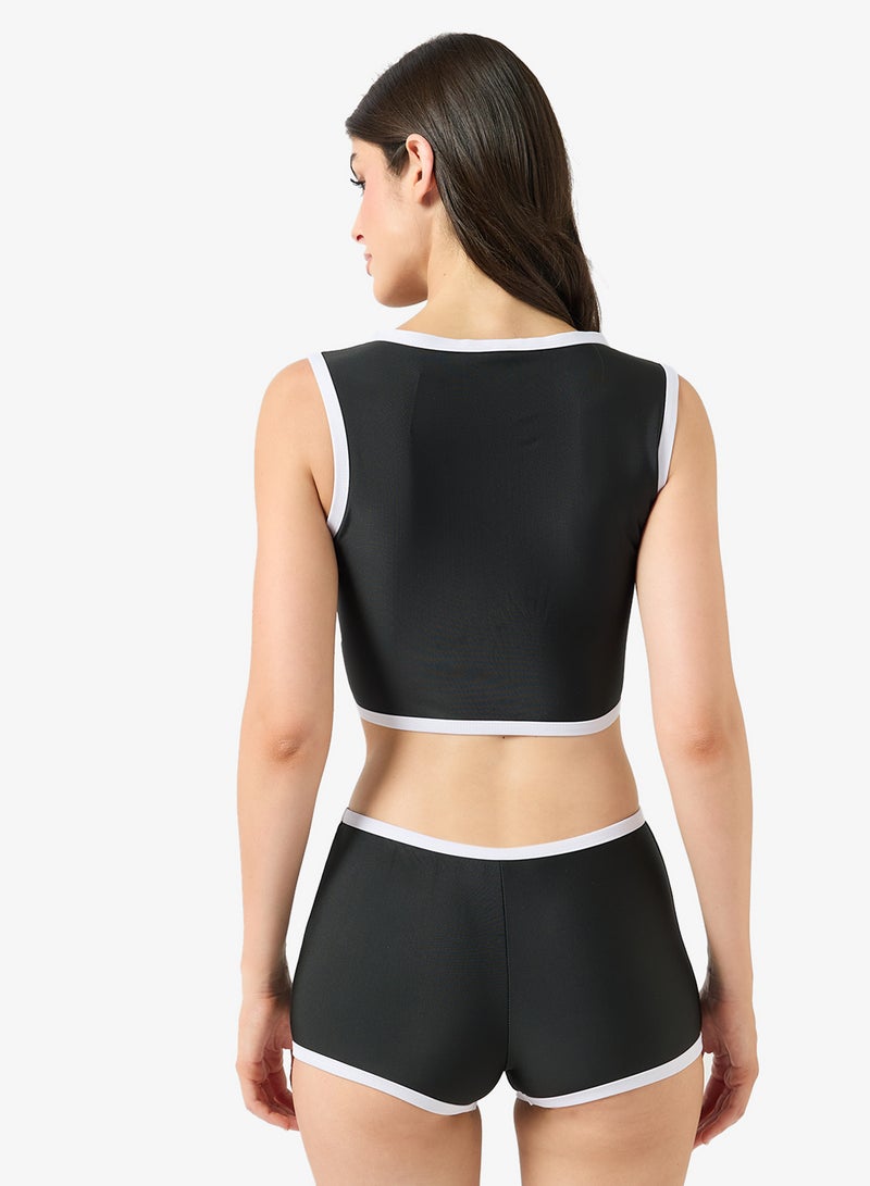 فورورد طقم بيكيني رياضي بسحاب قطعتين - Image 2